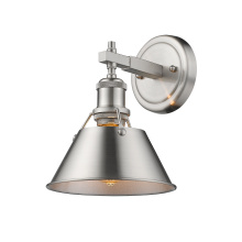 Golden 3306-BA1 PW-PW - Yep by Golden Lighting Orwell 1-light Vanity in Pewter